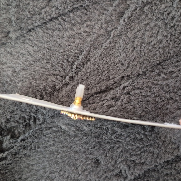 Hypoallergenic Rainbow 🌈 Rhinstone Bow Earrings From J. Crew! NWT! - Picture 5 of 8